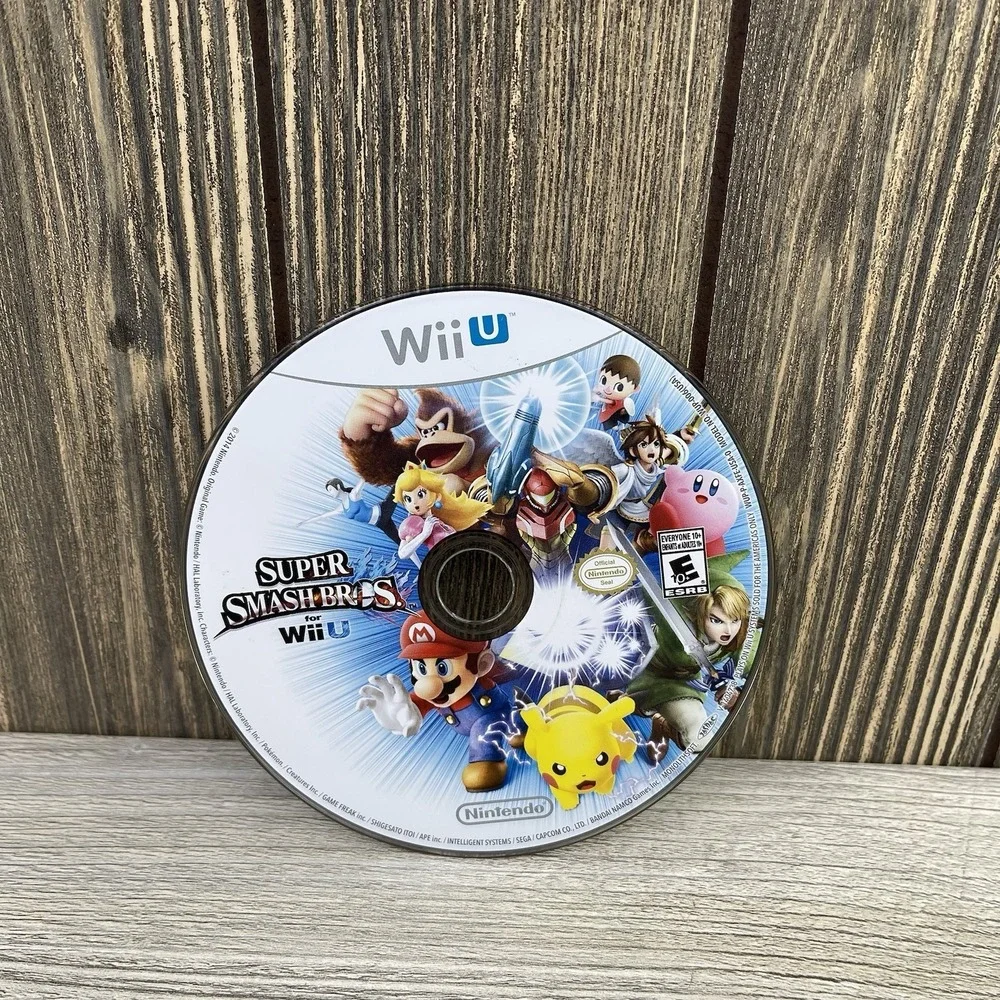 Super Smash Bros. (Nintendo Wii U, 2014) Disc Only - Tested Working